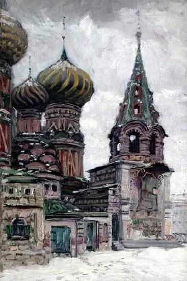 Nikolay Nikanorovich Dubovskoy St. Basil's Cathedral Germany oil painting art